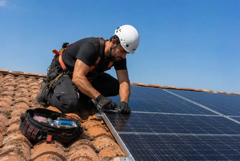 Maintenance et monitoring de panneaux solaires à la Bruguière